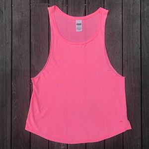 VS PINK Cutout Tank Pink